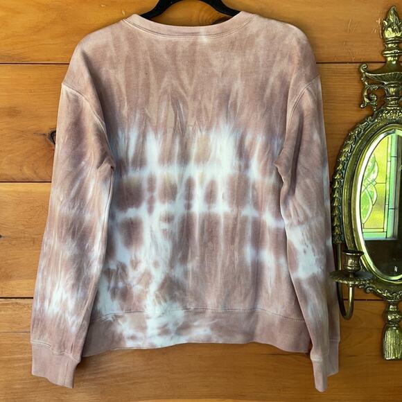 Disney Mickey & Friends Tie Dye Cotton Crew Neck Long Sleeve Sweatshirt Size M - Picture 6 of 8